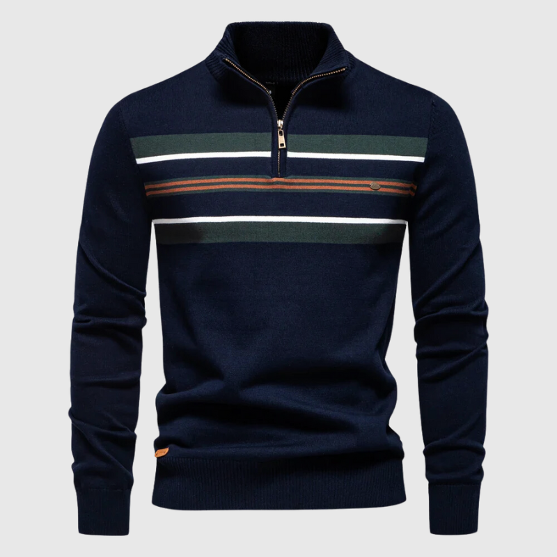 Moderna maglia da uomo con zip: una scelta elegante e di classe