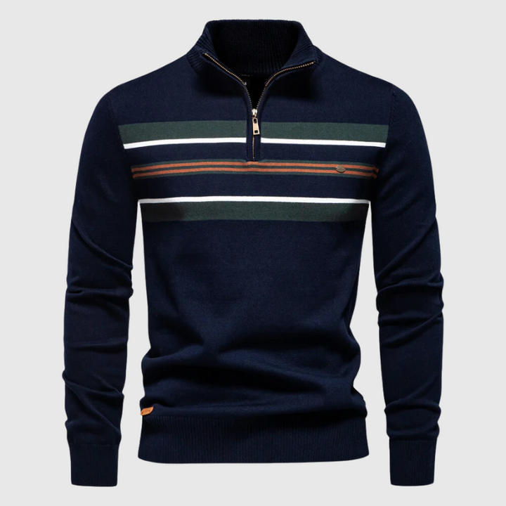 Moderna maglia da uomo con zip: una scelta elegante e di classe