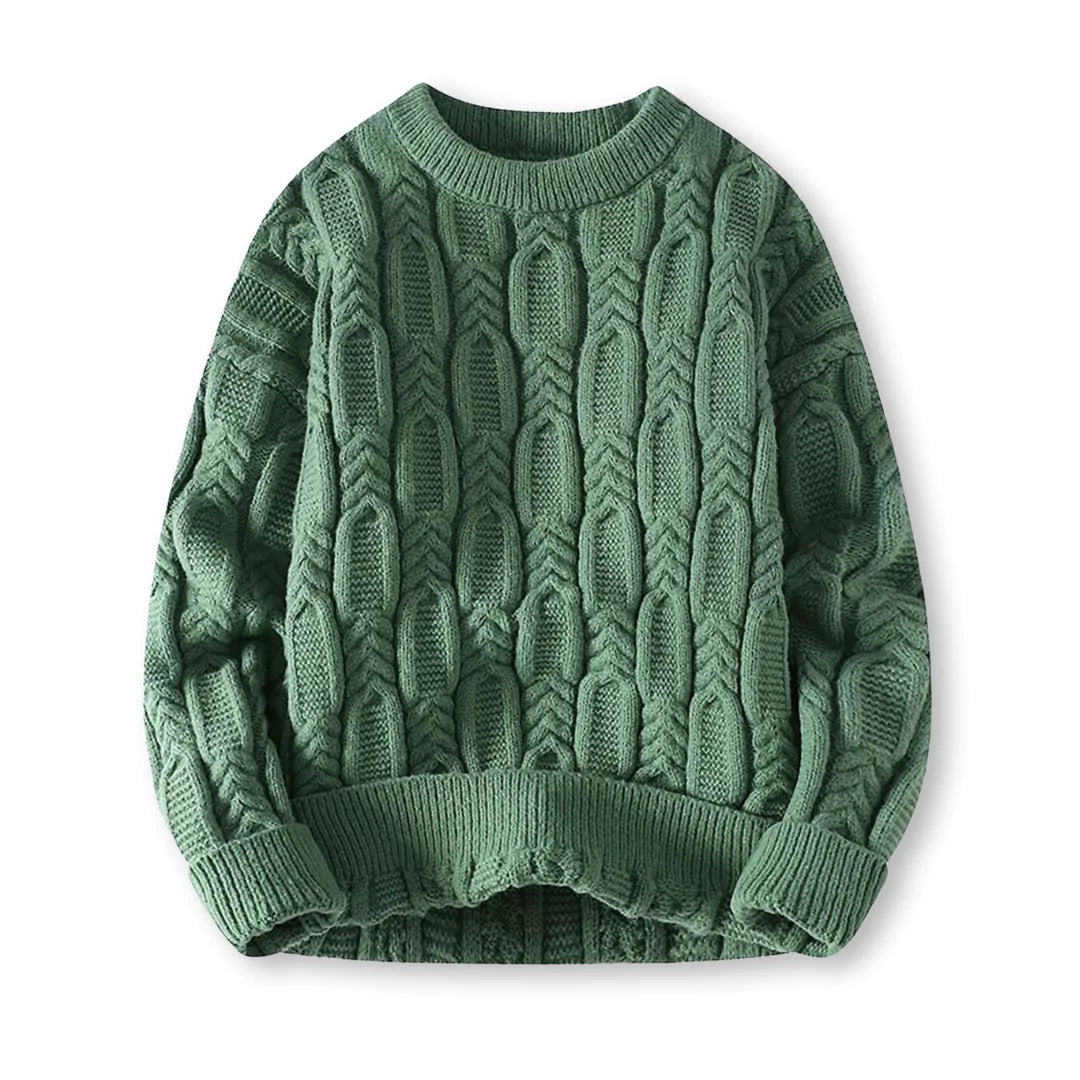 Elegante maglione da uomo in maglia - elegante, caldo e versatile per ogni occasione