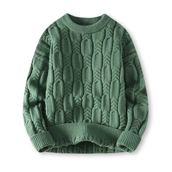 Elegante maglione da uomo in maglia - elegante, caldo e versatile per ogni occasione