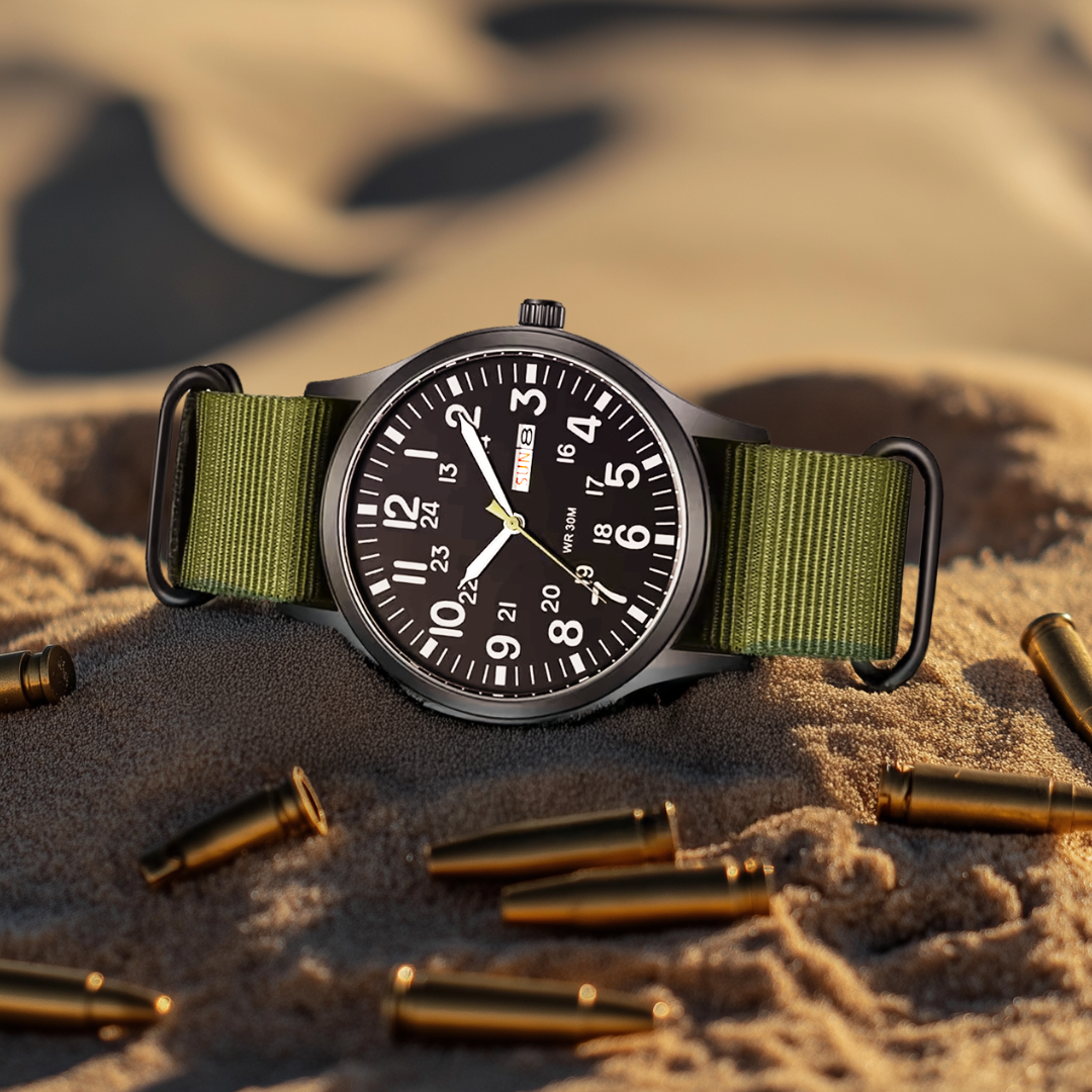 Robusto ed elegante orologio da uomo per l'outdoor, ideale per l'avventura e lo stile quotidiano