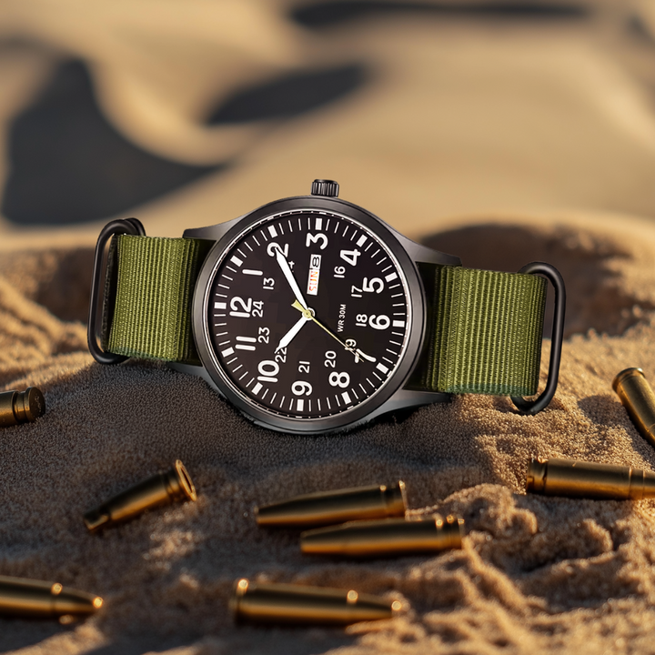 Robusto ed elegante orologio da uomo per l'outdoor, ideale per l'avventura e lo stile quotidiano