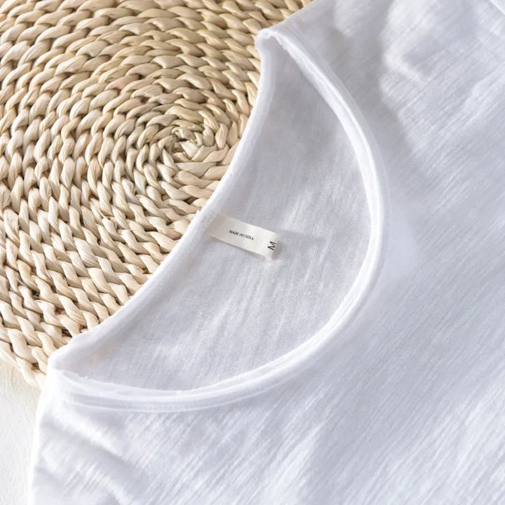 T-shirt da uomo in cotone cristiano, elegante e confortevole, dal taglio affusolato