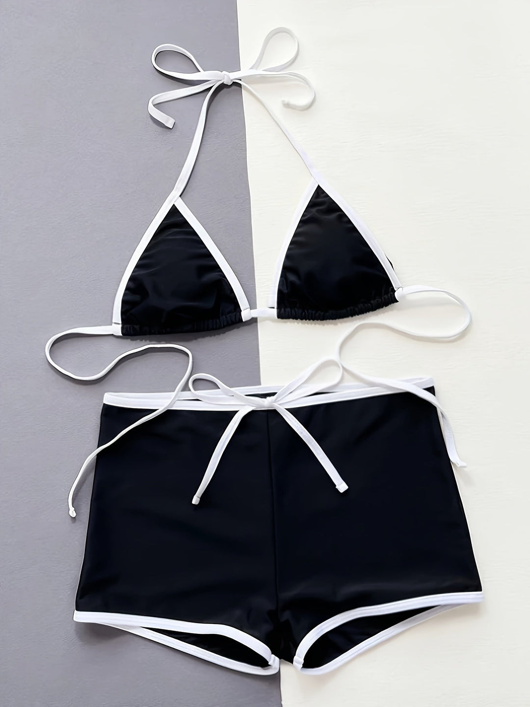 Margaria Optimaal Sportieve Bikiniset met Stijlvolle Triangel Top en Zachte, Comfortabele Short