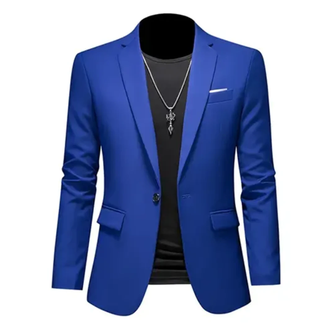 Blazer da uomo a maniche lunghe elegante e senza tempo: la scelta perfetta per ogni occasione