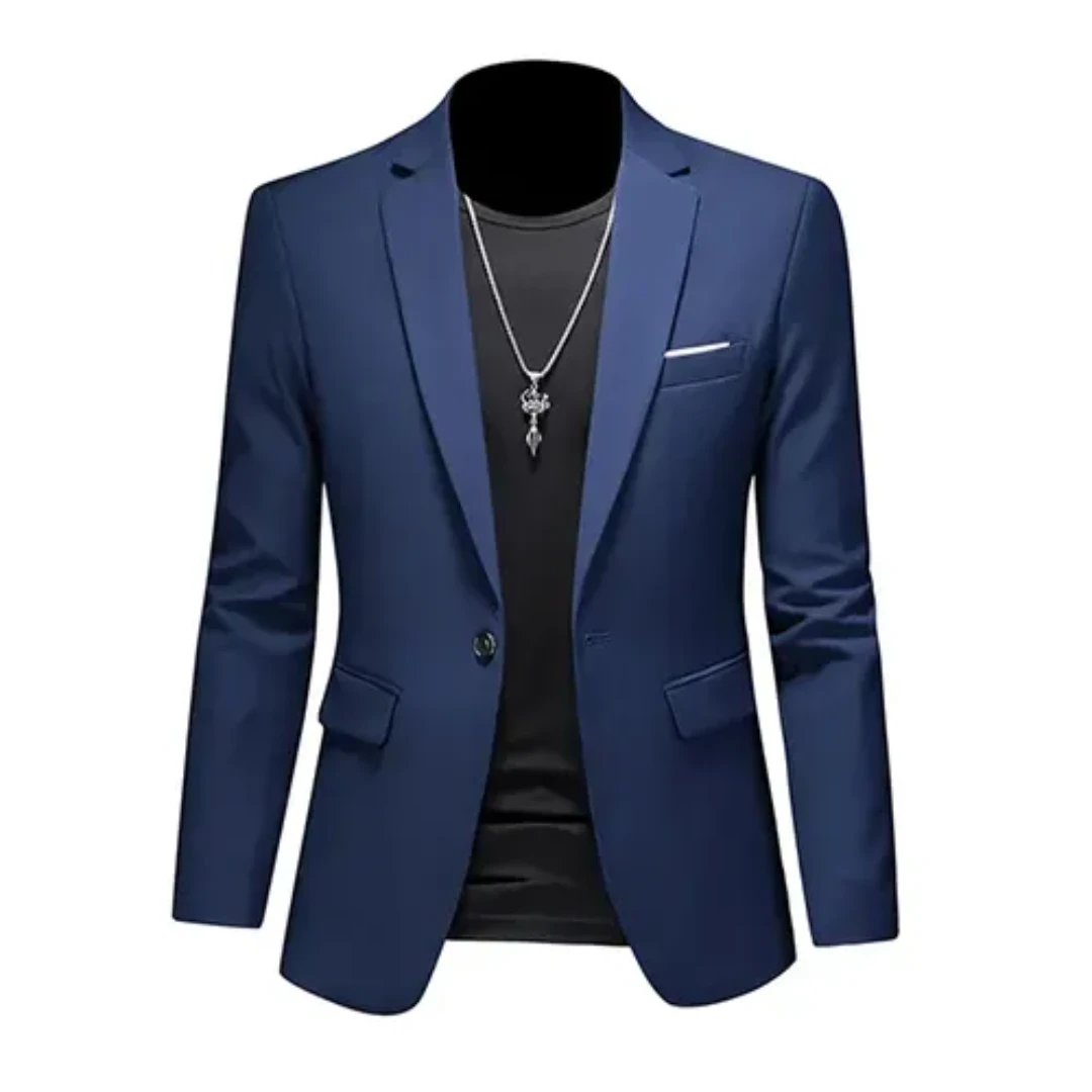 Blazer da uomo a maniche lunghe elegante e senza tempo: la scelta perfetta per ogni occasione