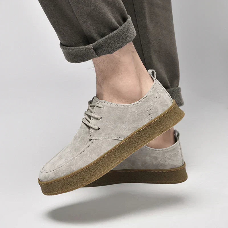 Scarpe da uomo eleganti in pelle scamosciata di alta qualità - eleganza e comfort per tutti i giorni