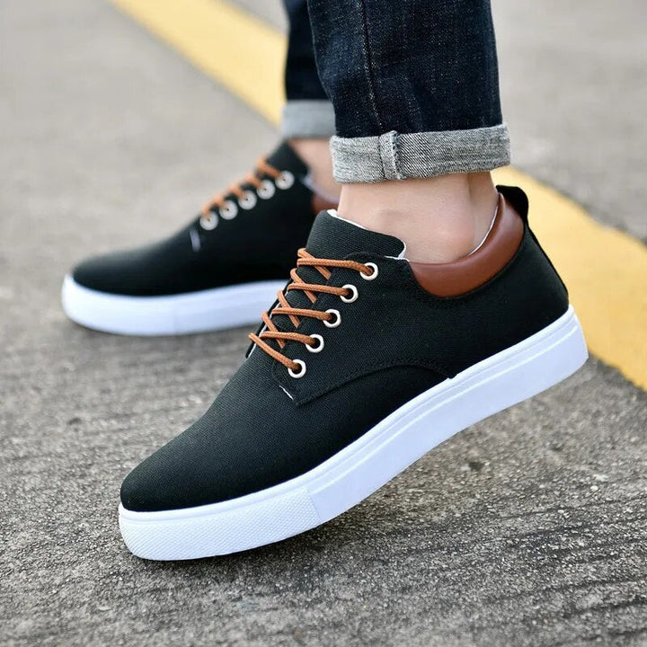 Scarpe sportive da uomo eleganti e confortevoli in tela per il massimo comfort