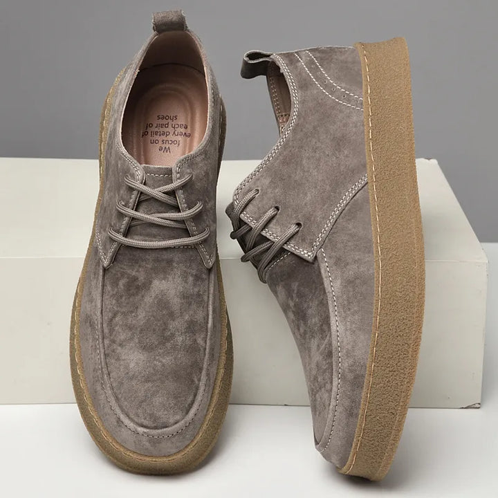 Scarpe da uomo eleganti in pelle scamosciata di alta qualità - eleganza e comfort per tutti i giorni