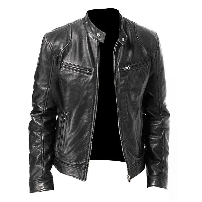 Giacca da motociclista premium da uomo per un look elegante e casual