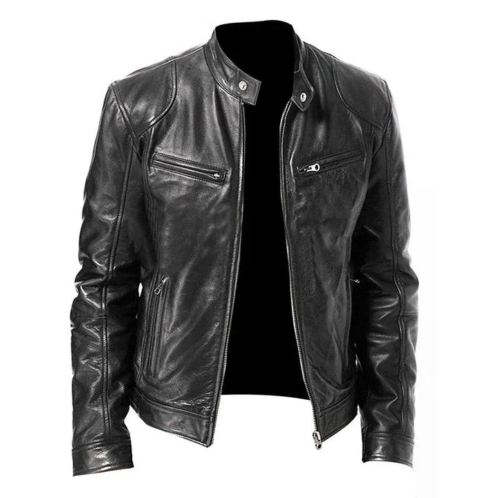 Giacca da motociclista premium da uomo per un look elegante e casual