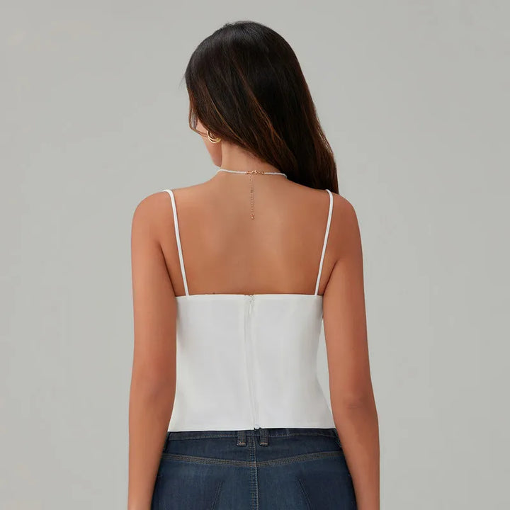 Gracelyn - Crop Top Slim Fit Elegante e alla Moda
