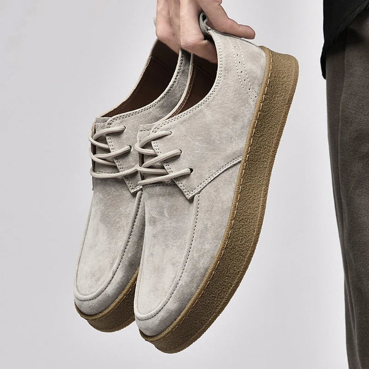 Scarpe da uomo eleganti in pelle scamosciata di alta qualità - eleganza e comfort per tutti i giorni