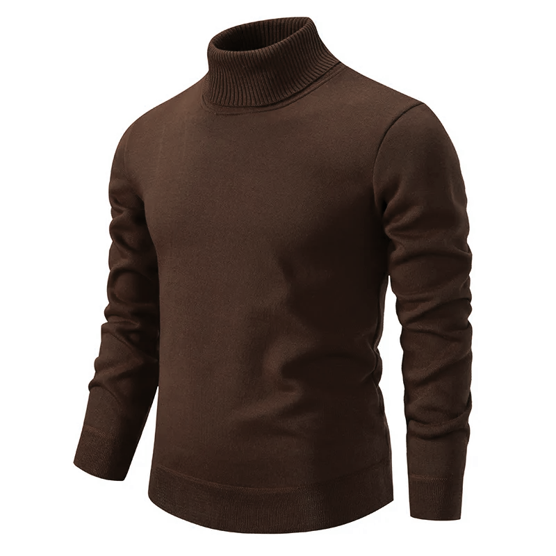 Esclusivo maglione dolcevita da uomo in cotone pregiato - eccezionalmente morbido e confortevole