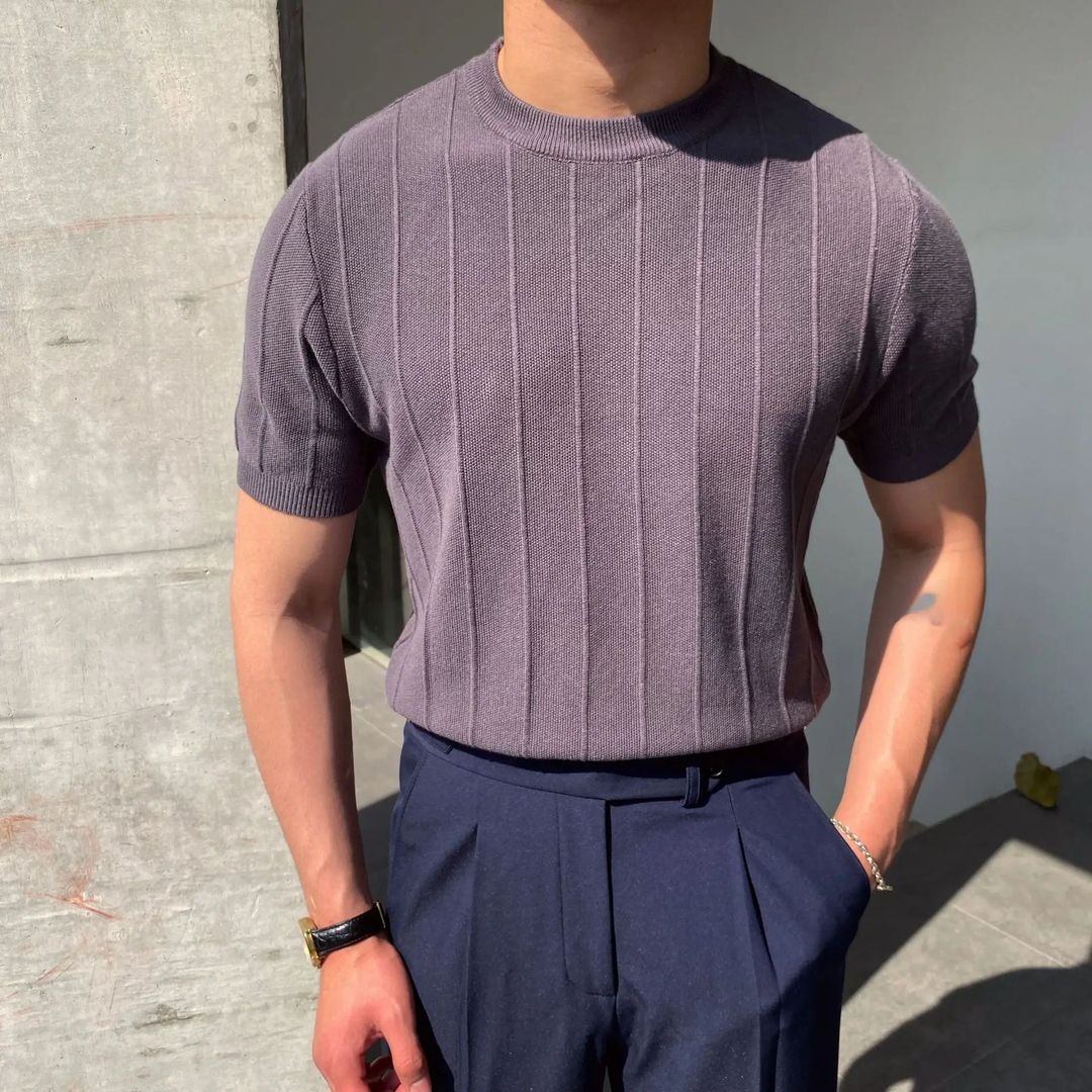 Franz | Eccezionale camicia elegante in maglia fine per i giorni speciali