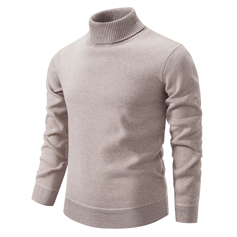 Esclusivo maglione dolcevita da uomo in cotone pregiato - eccezionalmente morbido e confortevole
