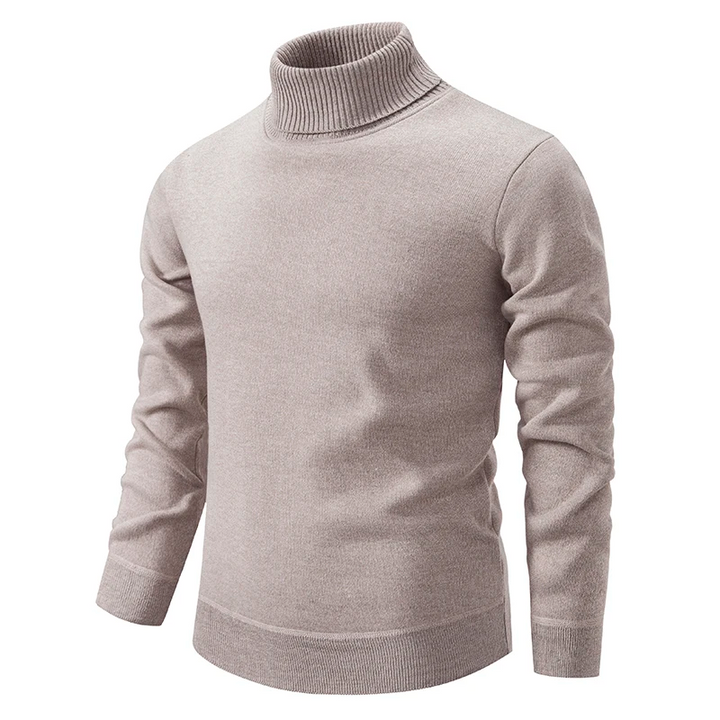 Esclusivo maglione dolcevita da uomo in cotone pregiato - eccezionalmente morbido e confortevole