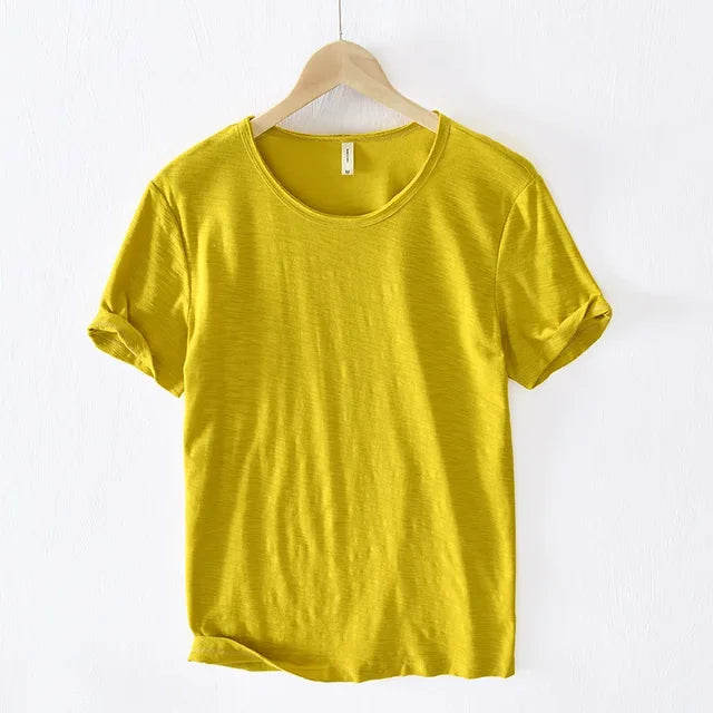 T-shirt da uomo in cotone cristiano, elegante e confortevole, dal taglio affusolato