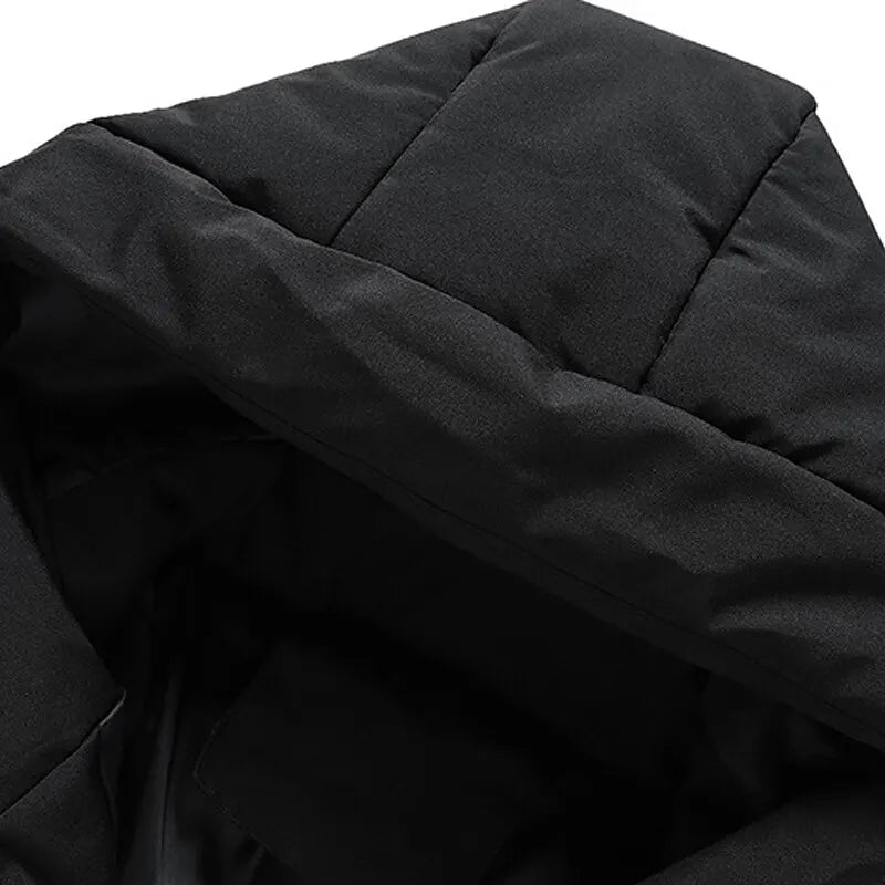 Calda giacca invernale da uomo con cappuccio e isolamento in piuma - garantisce il massimo comfort e protezione dal freddo