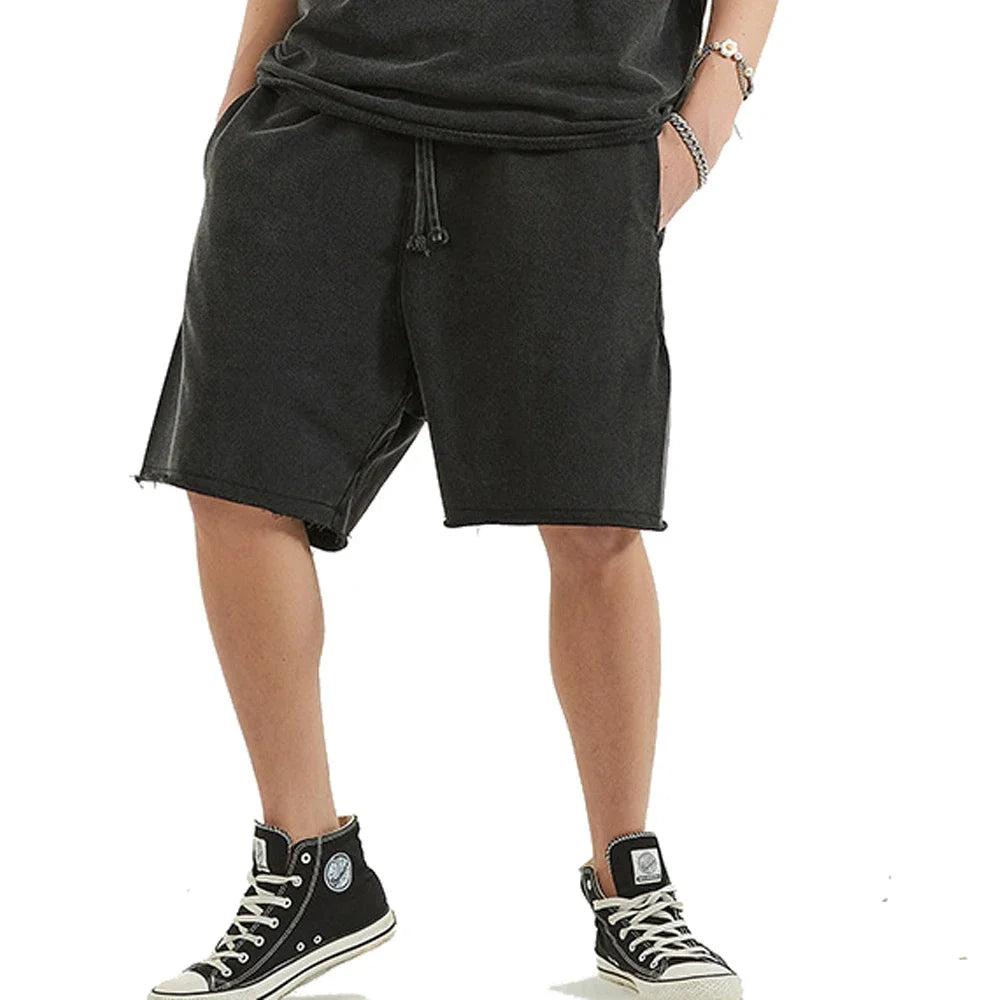Eleganti pantaloncini da uomo in cotone in stile vintage per un look unico