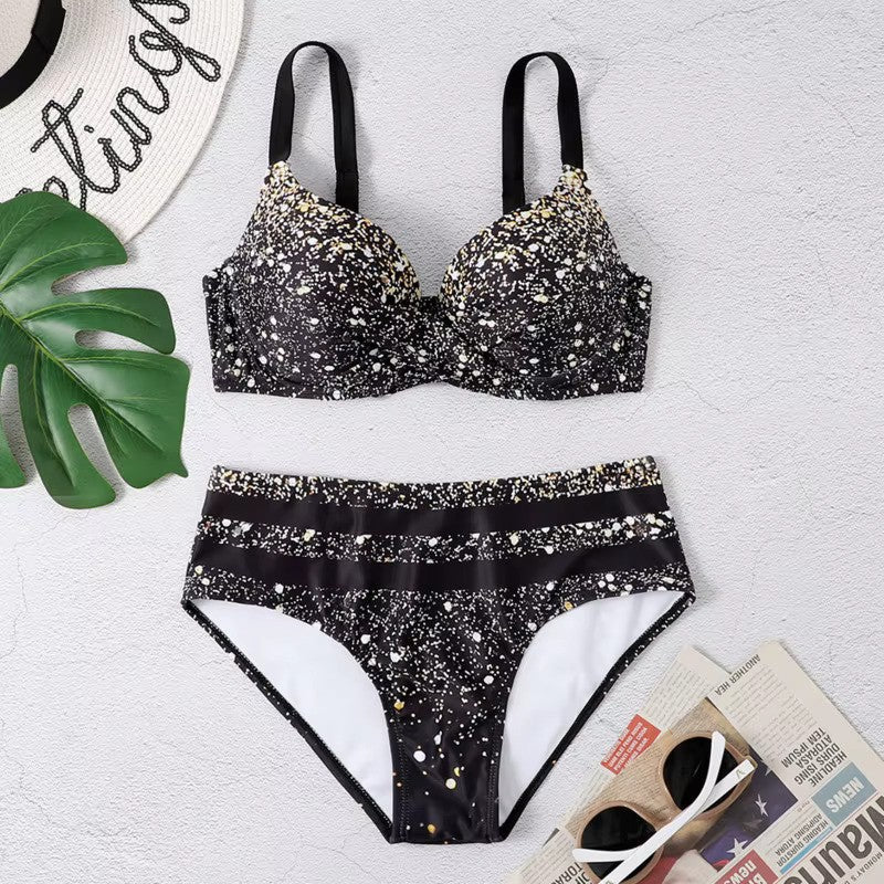 Dyanne | Conjunto de Bikini de Estilo Alto con Estampado Tropical per un Look Veraniego Inoltrabile