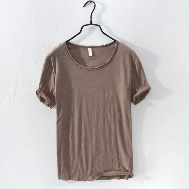 T-shirt da uomo in cotone cristiano, elegante e confortevole, dal taglio affusolato