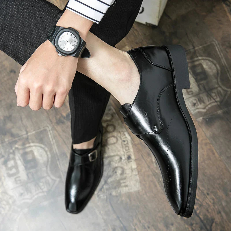 Scarpe da uomo eleganti in pelle di alta qualità - eleganza e comfort per tutti i giorni