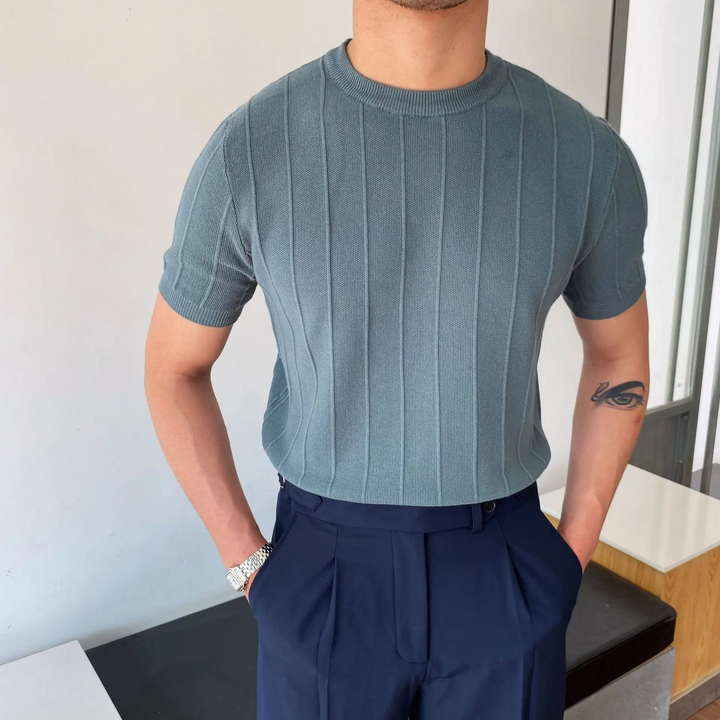 Franz | Eccezionale camicia elegante in maglia fine per i giorni speciali
