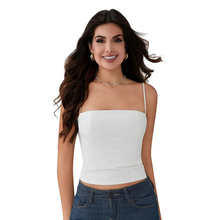 Gracelyn - Crop Top Slim Fit Elegante e alla Moda