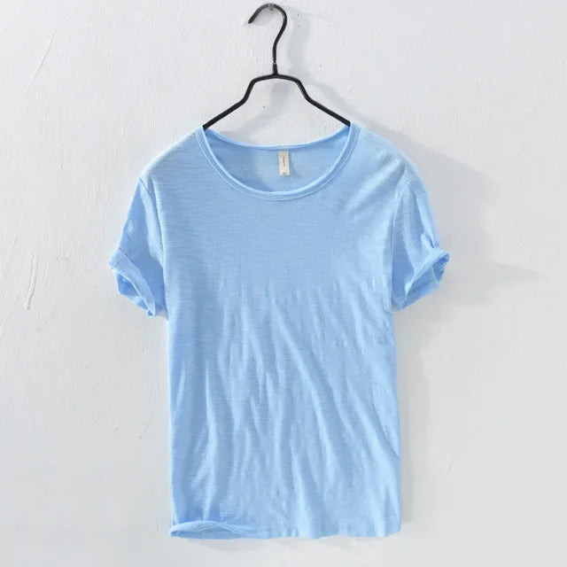 T-shirt da uomo in cotone cristiano, elegante e confortevole, dal taglio affusolato