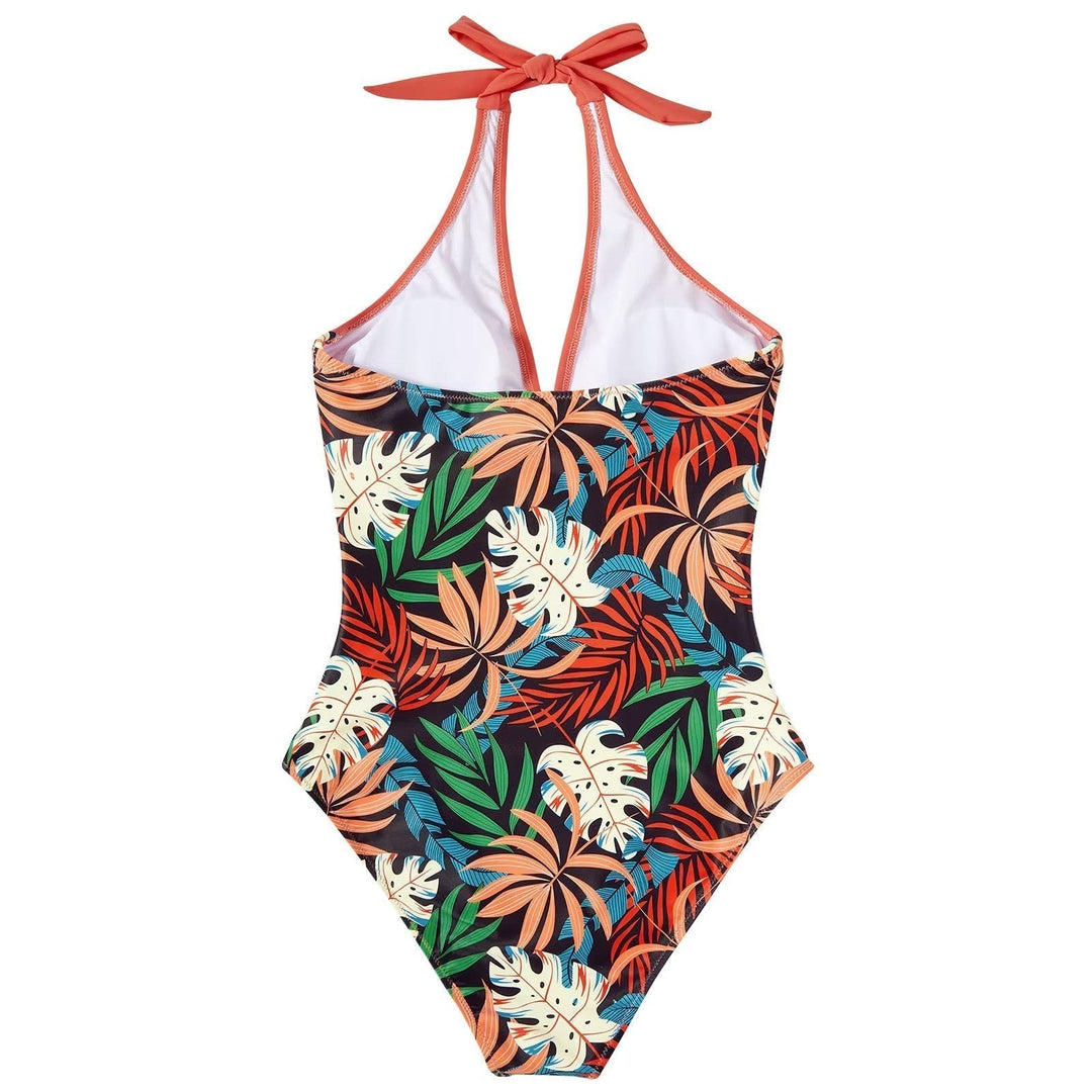 Elna Tropisch Elegance Hoge Taille Badpak per un look chic e raffinato