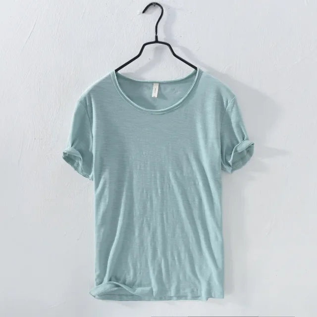 T-shirt da uomo in cotone cristiano, elegante e confortevole, dal taglio affusolato