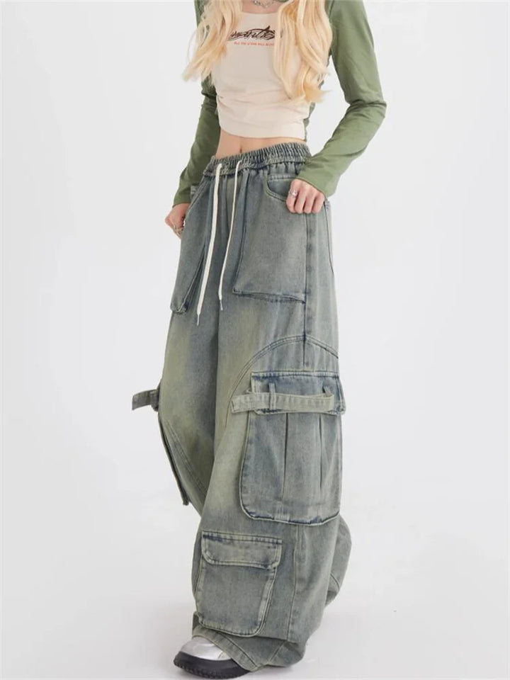 Jeans larghi da donna in stile retrò - comfort e stile per tutti i giorni