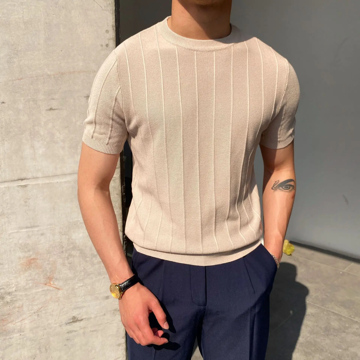 Franz | Eccezionale camicia elegante in maglia fine per i giorni speciali