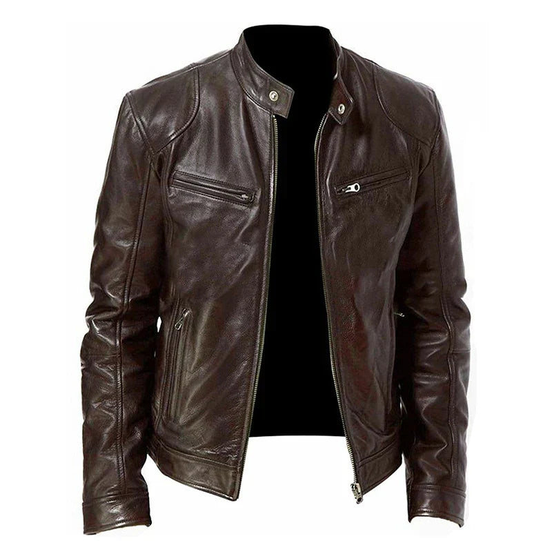 Giacca da motociclista premium da uomo per un look elegante e casual