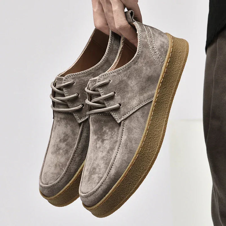 Scarpe da uomo eleganti in pelle scamosciata di alta qualità - eleganza e comfort per tutti i giorni