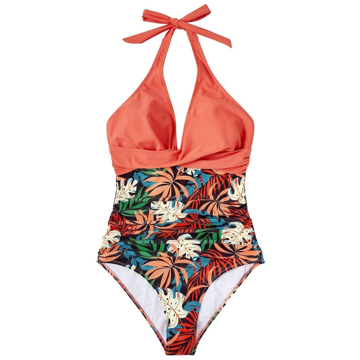 Elna Tropisch Elegance Hoge Taille Badpak per un look chic e raffinato