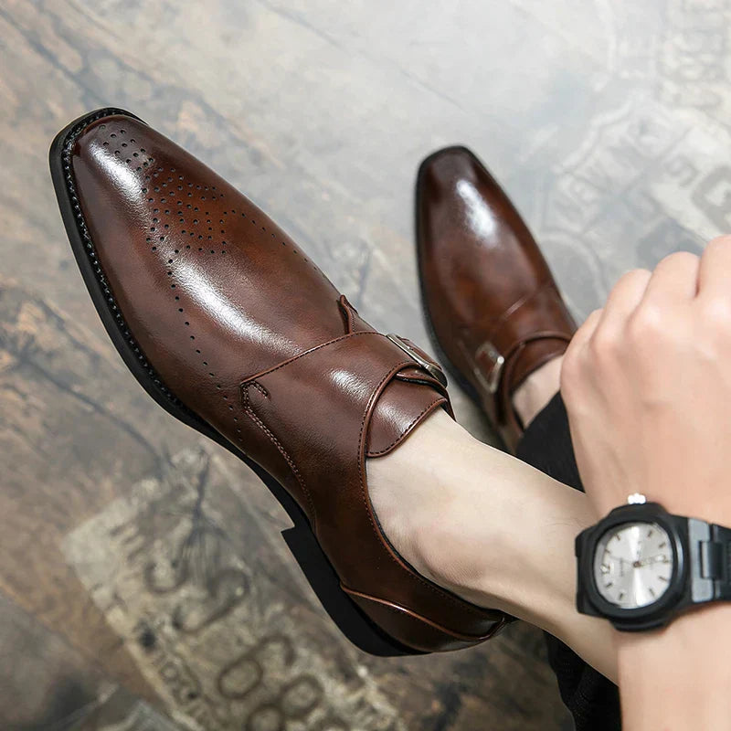 Scarpe da uomo eleganti in pelle di alta qualità - eleganza e comfort per tutti i giorni