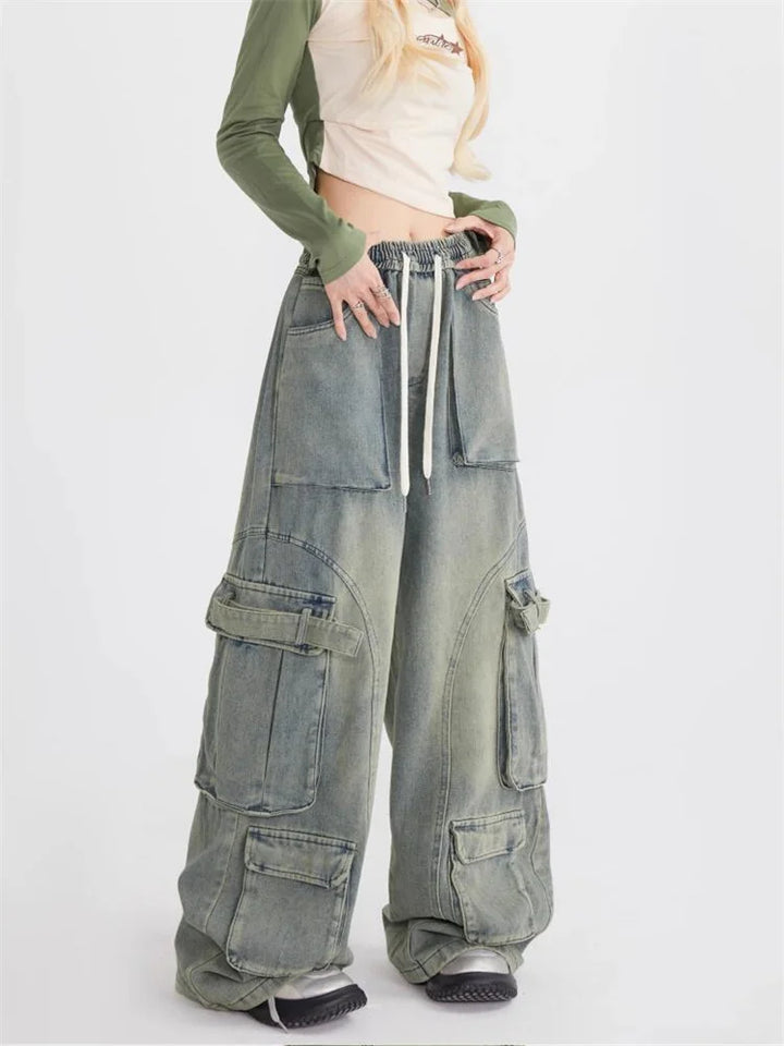 Jeans larghi da donna in stile retrò - comfort e stile per tutti i giorni