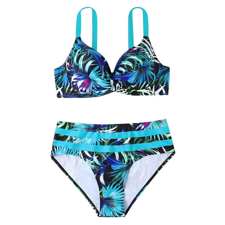 Dyanne | Conjunto de Bikini de Estilo Alto con Estampado Tropical per un Look Veraniego Inoltrabile