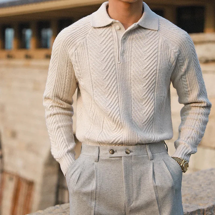 Elegante e confortevole maglione invernale da uomo con vestibilità rilassata per il massimo calore e comfort