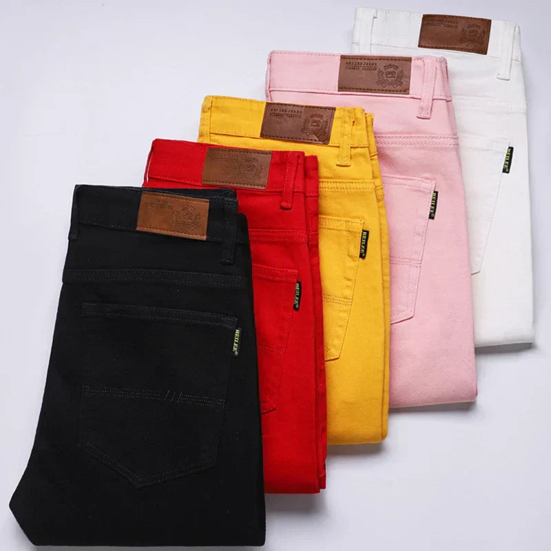 Jeans premium slim fit da uomo - denim elegante per un look perfetto