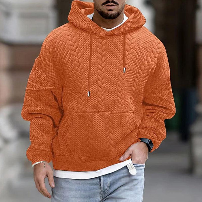 Comoda felpa con cappuccio da uomo, ideale per le giornate calde e fresche