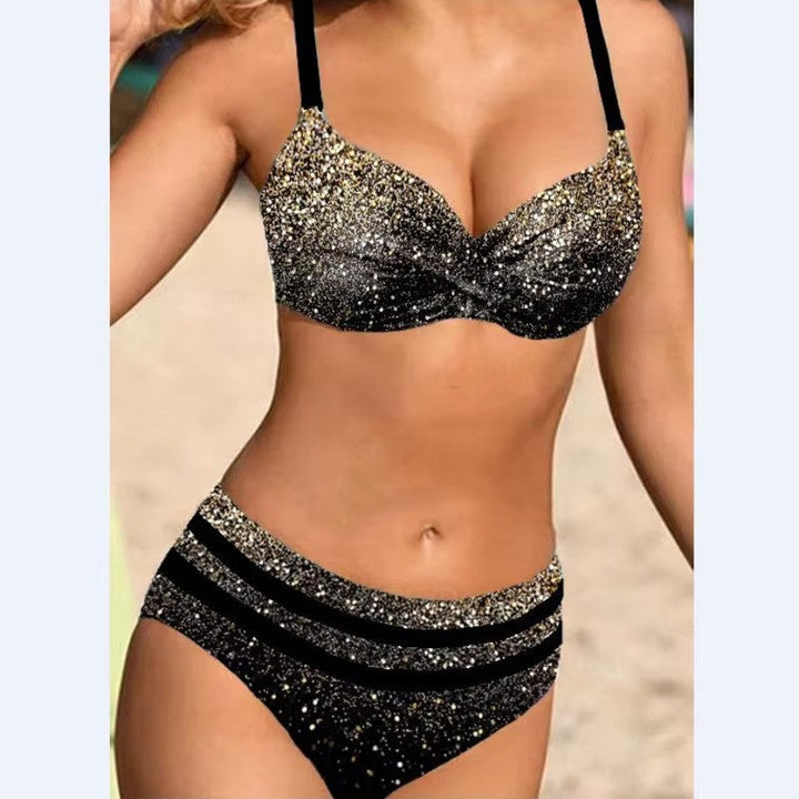 Dyanne | Conjunto de Bikini de Estilo Alto con Estampado Tropical per un Look Veraniego Inoltrabile