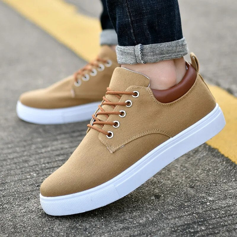 Scarpe sportive da uomo eleganti e confortevoli in tela per il massimo comfort