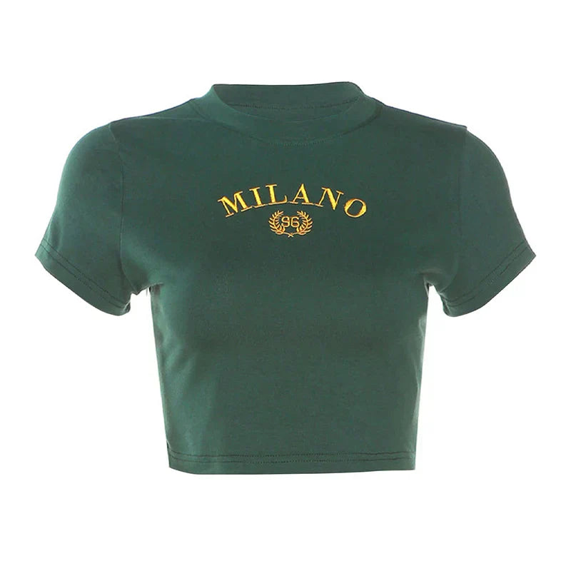 Ilira - Crop Top Milano Elegante per il Tuo Guardaroba alla Moda