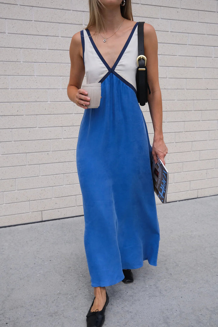 Feliciana - Abito Maxi Elegante con Scollo a V per un Look Incantevole