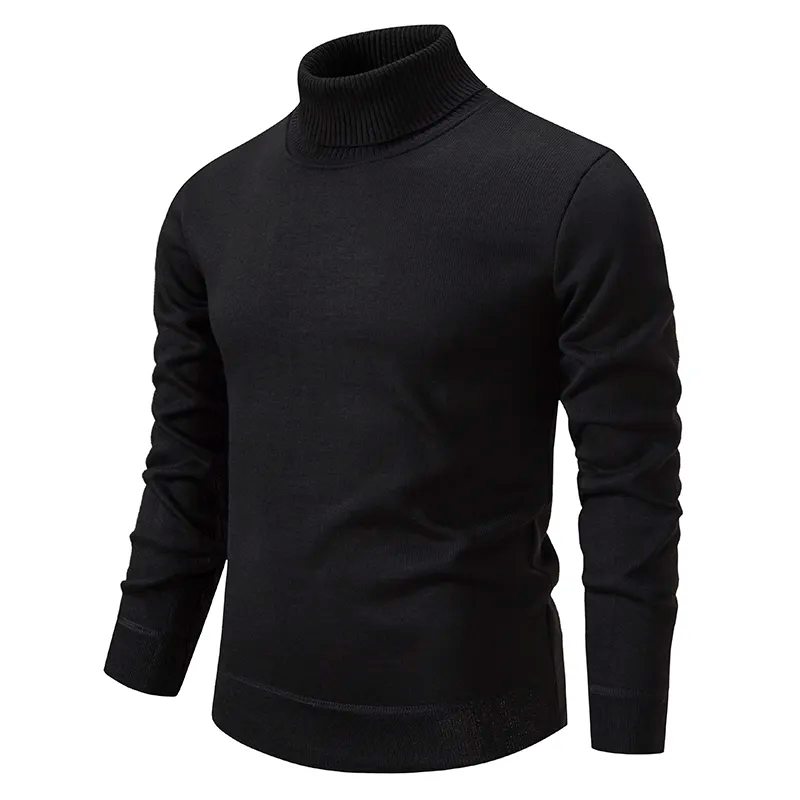 Esclusivo maglione dolcevita da uomo in cotone pregiato - eccezionalmente morbido e confortevole