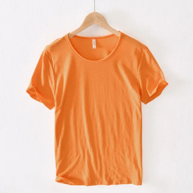 T-shirt da uomo in cotone cristiano, elegante e confortevole, dal taglio affusolato