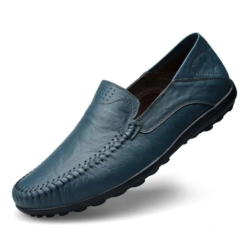 Santonio™ - Eleganza Italiana: Mocassini in Pelle Pura
